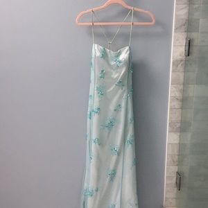 Beautiful beaded prom dress